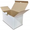 Kartónové krabice Fefco 0215 370x140x227mm 3VVL biela-hnedá