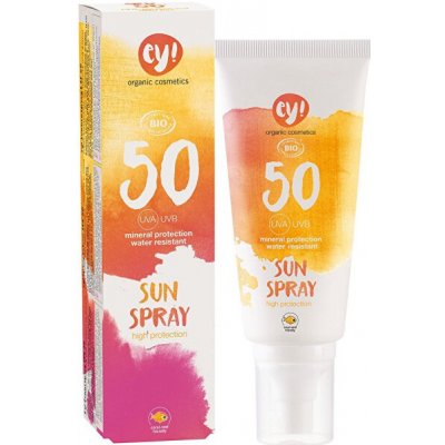 Eco Cosmetics Ey! opaľovací krém spray SPF50 BIO 100 ml