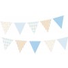 Party Vlajková girlanda Baby modrá 190x17 cm