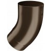 Koleno zvodové 40° KJG pozink - farebný - RAL 8028 Testa di Moro, Ø 120 mm - RAL 8028 Testa di Moro - Ø 120 mm