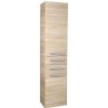 AQUALINE - VEGA Skrinka vysoká 35x184x31cm, dub platin VG985