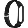 Xiaomi Mi Smart Band 5 / Smart Band 6 / Smart Band 7 čierny športový nylonový remienok