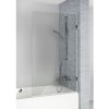Riho Scandic vaňová zástena 65 cm jednodielny čierna matné/číre sklo G001136121