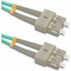 Qoltec Patchcord SC/UPC - SC/UPC | Multimode | 50/125 | OM4 | Duplex | 10m