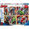 RAVENSBURGER Puzzle Mocný Avengers 4x100 dielikov (07079)