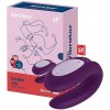 Satisfyer Double Joy párový vibrátor fialový