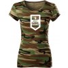 WARAGOD dámske tričko army girl maskáčová