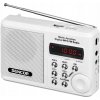 Prenosné vreckové rádio na batérie FM USB MP3 biele Sencor SRD 215W