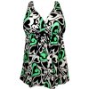 Selite Pink tankini tielko - plavky S136-5 XL svetlozelená