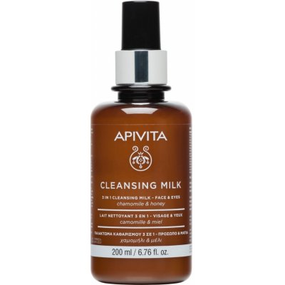 Apivita 3 in 1 Cleansing Milk with Chamomile and Honey 200 ml
