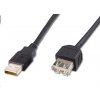 PremiumCord kupaa2bk USB 2.0, prodlužovací, A-A, 2m, černý