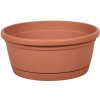 Nohel garden Žardinka LIBIS s podmiskou plastová matná terakota d30cm