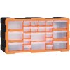 vidaXL Organizér s 22 zásuvkami 49x16x25,5 cm