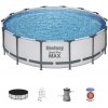 Bazén Bestway® Steel Pro MAX, 56950, kartušová filtrácia, rebrík, plachta, 427x107 cm