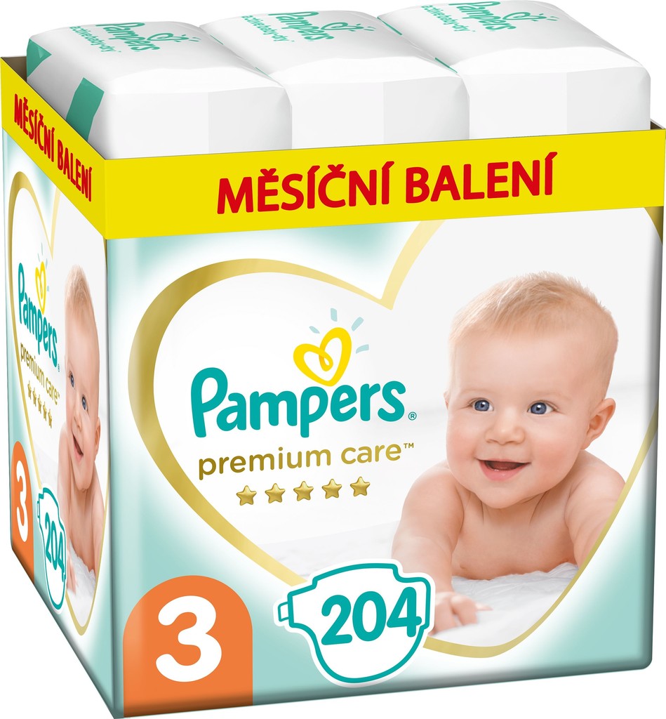 Pampers Premium Care 3 204 ks od 41,99 € - Heureka.sk