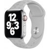 AppleKing silikónový remienok so vzorom labiek pre Apple Watch Ultra 49mm / 46mm / 45mm / 44mm / 42mm - sivý - možnosť vrátiť tovar ZADARMO do 30tich dní