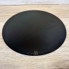 Hrubý 8 mm podnos kruh s gravírom - Čierny - Priemer 38 cm (Podnos pod tortu)