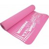 Podložka LIFEFIT® YOGA MAT TPE, 183x61x0,4cm, růžová