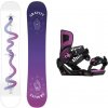 Gravity Sirene White 23/24 dámský snowboard + Gravity Rise black/purple vázání + sleva 400,- na příslušenství - 154 cm + M (EU 38,5-41,5)