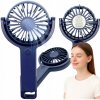 Ventilátor Ventilátor Mini Ručný stolný tichý turistický veterný mlyn USB-C