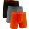 Pánske boxerky Under Armour Performance Tech Mesh - Solid 6in 3Pack Venom Red S