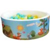 Edukativní suchý bazén 90x30 s míčky 200 ks Symfony - Liška a zajíc