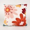 Obliečka na vankúš s vyšívaným vzorom 45x45 kvety 2-HT-00219