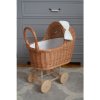 Sammer Ručne vyrábaný prútený kočík pre bábiky RP-001