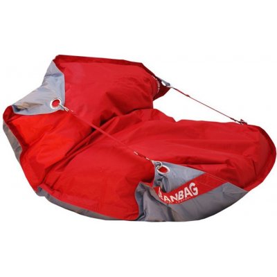 BeanBag 189x140 duo scarlet rose gray