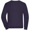 James & Nicholson (Daiber) Oversize mikina UNISEX - Tmavofialová | 2XL
