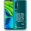 Picasee silikónový prehľadný obal pre Xiaomi Mi Note 10 (Pro) - Kazma - SVĚT PATŘÍ TĚM, CO SE NEPOSEROU