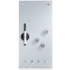 Magnetická popisovacia tabuľa Zeller 11610 / 20 x 40 x 4 cm / sklo / biela