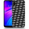 Picasee silikónový čierny obal pre Xiaomi Redmi 7 - Separ - White On Black 2