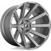 FUEL Fuel D714 Contra Platinum 10x20 6x135 ET-19 Brushed Gun Metal Tinted Clear 106.1