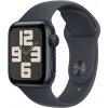 Apple Watch SE GPS 40mm Midnight Aluminium Case with Midnight Sport Band - M/L MXE93QC/A