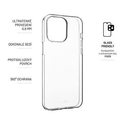 FIXED TPU Skin for Apple iPhone 15 Pro Max, clear FIXTCS-1203