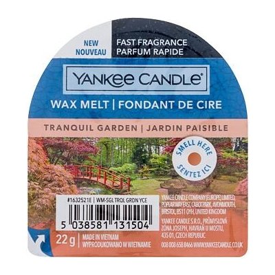Yankee Candle Tranquil Garden 22 g vosk do aromalampy