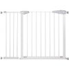 Bezpečnostná bariérová zabrána pre schody a dvere - biela - 76-113 cm