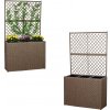 Stilista Kvetináč s Pergolou na Kvety 130 cm x 84 TECHNORATTAN, svetlo hnedý