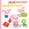 Velké pěnové samolepky O Třech prasátkách - YoYo Books