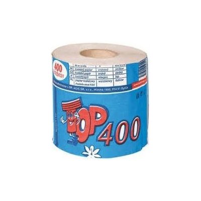 Linteo Top toaletný papier Top 400 útržkov, 50m, 1 ks