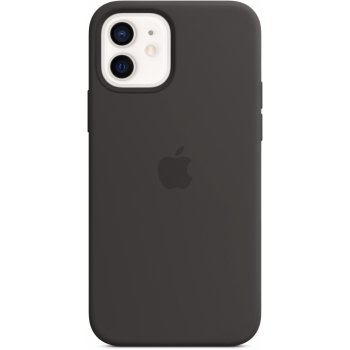 Apple iPhone 12 | 12 Pro Silicone Case with MagSafe - Black MHL73ZM/A