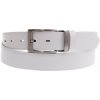Špongr pánsky kožený spoločenský opasok 35010 biely