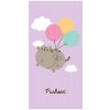 Carbotex Bavlnená osuška 70 x 140 cm Mačička Pusheen Kurz lietania