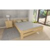 Posteľ masív Union - PRÍRODNÁ 160/200 + matrace RELAX + rošt ZADARMO