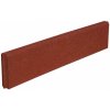 BPP Pryžový obrubník 980x200x50 mm, červený