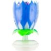 Tortová fontána kvetina hrajúca modrá Godan