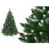 Foxigy Vianočný stromček Borovica 120cm so šiškami Luxury Diamond