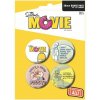 Placka set - The Simpsons Movie - 4x38mm