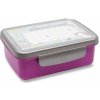 R&B zdravá desiatujú komplet box fluo fialová